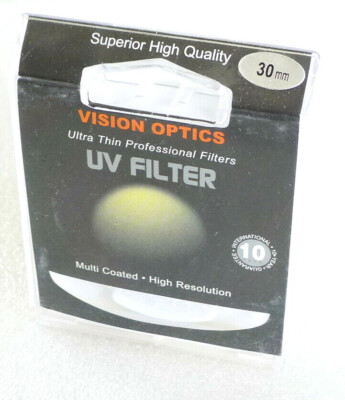 30mm Digital Vision Multi Coated UV Filter - Silver - NEW