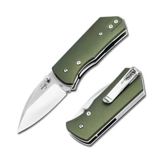 BOKER PLUS® Lefti Pocket Knife 2.24" Blade 12C27 Aluminum Handle EDC - 01BP0006