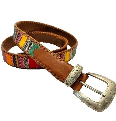 Cinturones de rayas multicolor Handmade para Mujeres