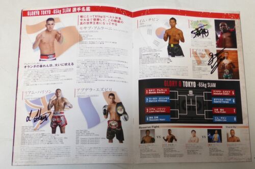 Jerome Le Banner Peter Aerts +6 Signed Glory 8 Event Program PSA/DNA COA Auto'd - Picture 4 of 24