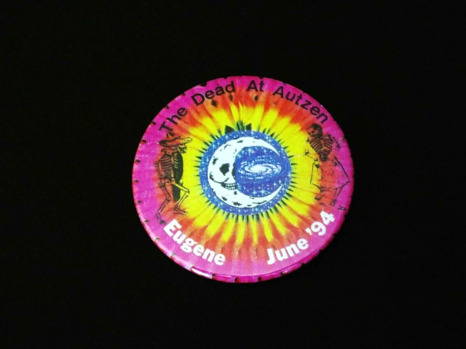 Grateful Dead Pin Oregon Ducks Autzen Eugene OR 1994 6/17,18,19/94 Badge Pinback - Image 4 of 4