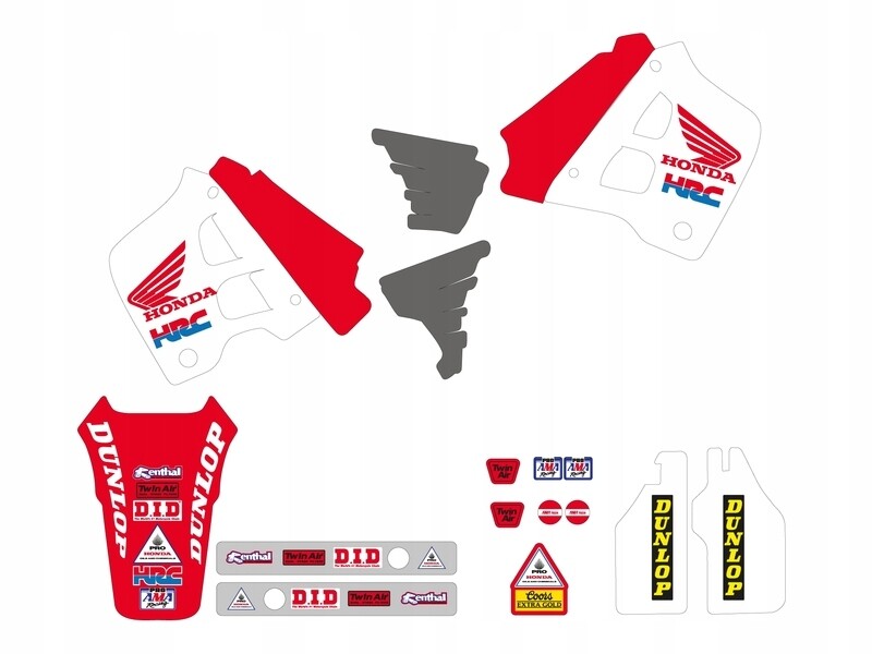 Rénover selle et graphismes Honda CR 125 1991 kit habillage