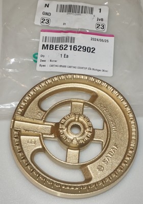 LG MBE62162902 Brass Burner OEM Original 