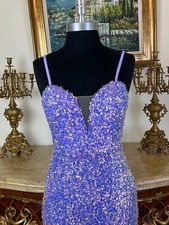 Women's Formal Sparkling shimmering and shiny Sequins Long Evening prom dress