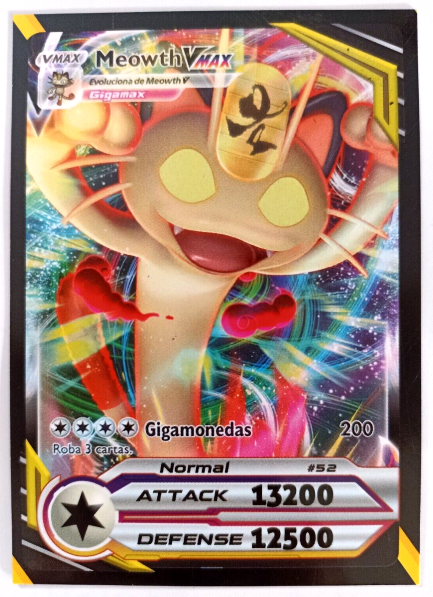 CARD POKEMON EE VOL. XI #05 MEOWTH VMAX 2020 Galar PERU South