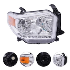 Passenger Right Side Headlight Lamp For 2014-2017 Toyota Tundra SR SR5 Pickup