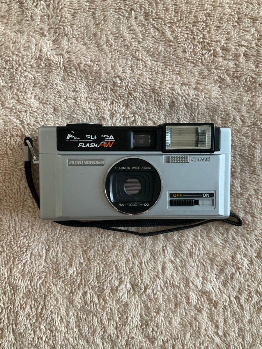 Vintage Pocket FUJICA Flash AW - 110 film camera, with case
