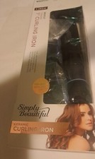 Vivitar 1inch Ceramic Curling Irons Creates Curls  Waves Black New In Box