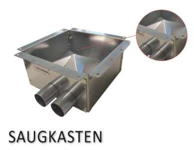 ENVIRON Saugkasten mit Düse Pelletsaugsystem Pelletsilo Saugsystem Pellet