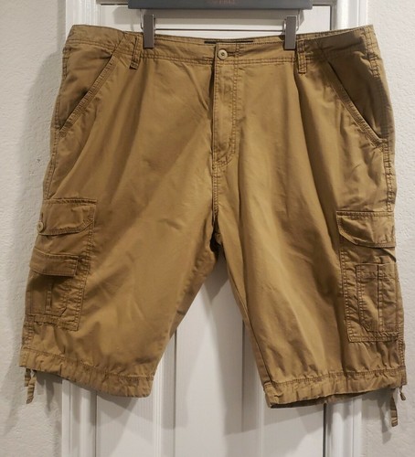 Plugg Cargo Shorts Men's 46 Tan 100 