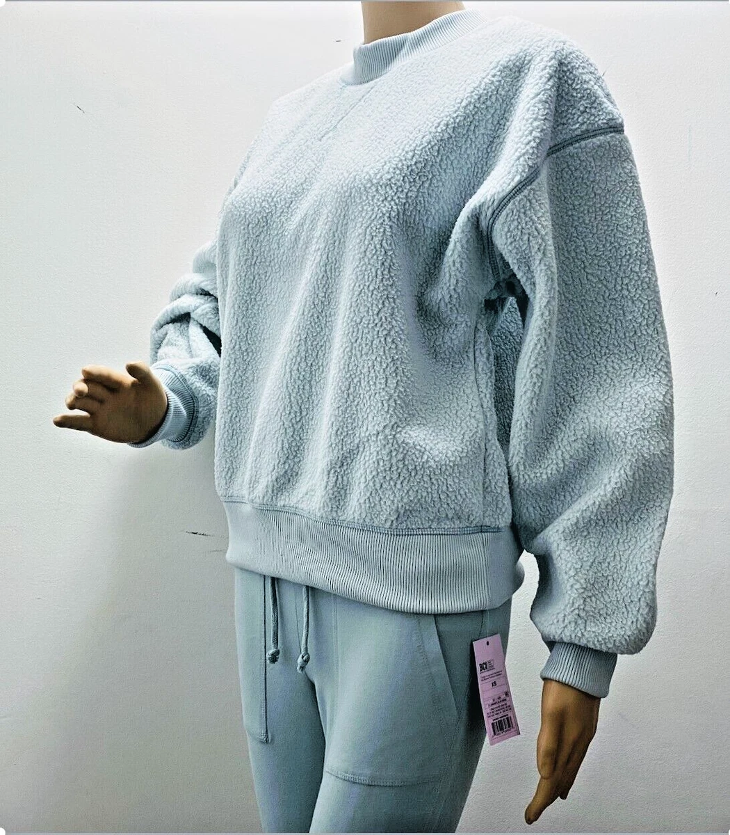 Light blue sales sherpa pullover