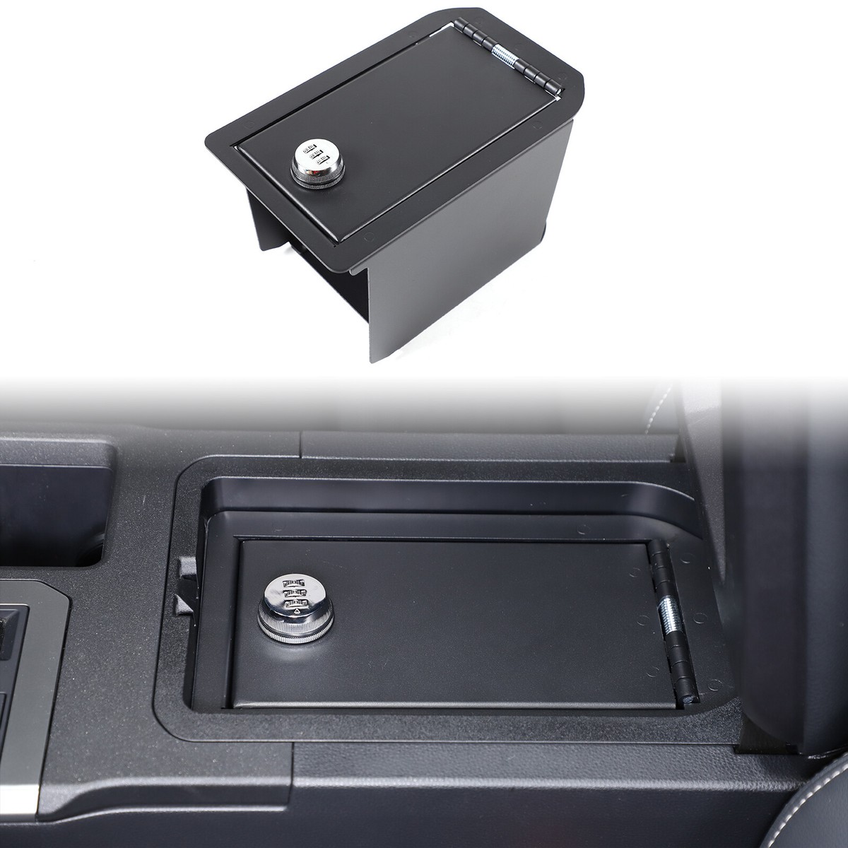 Center Armrest Safe Gun Storage Lock Box TRAY For Toyota Land