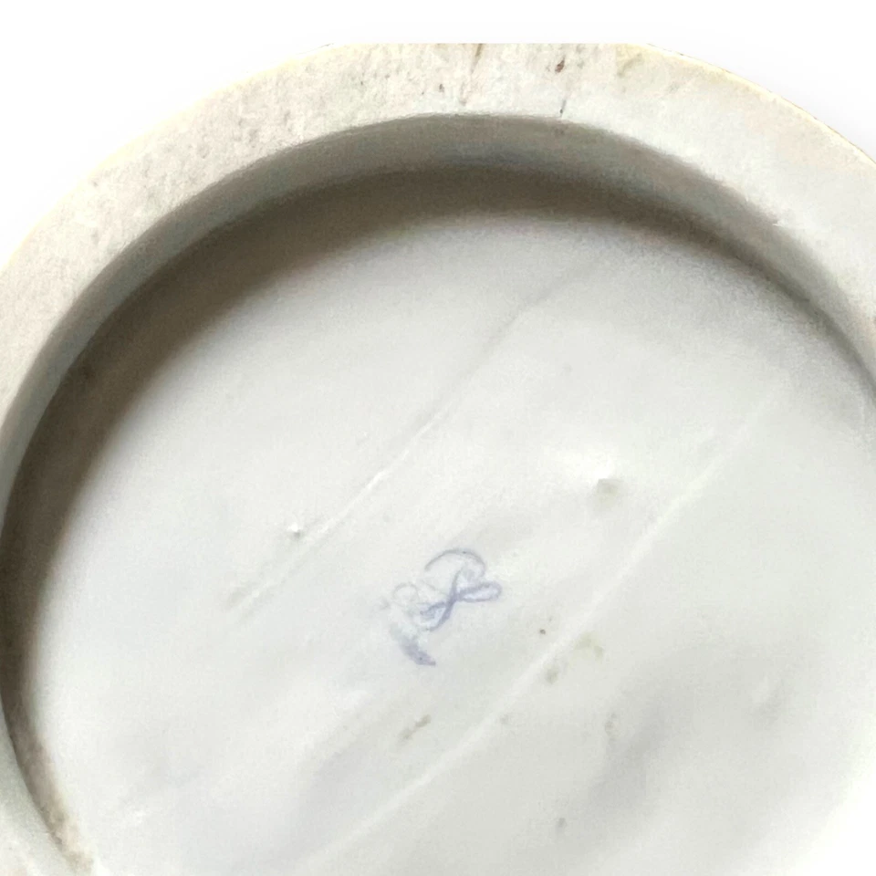 Figura de porcelana de Dresde caballero 1902 Carl Thieme marca antigua Foto 2 de 4