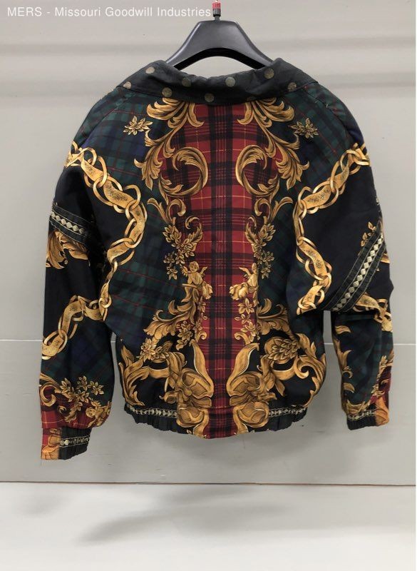 Active Elements Mens Multicolor Baroque Plaid Zip… - image 2