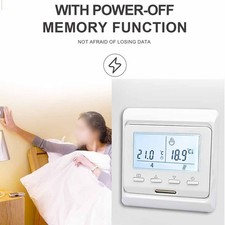 User Friendly Programmable Thermostat for For electric Floor Heat Control