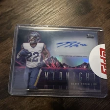 Blake Corum 2024 Topps Midnight Rookie Horizon Signatures RC Auto #RHS-BC Rams