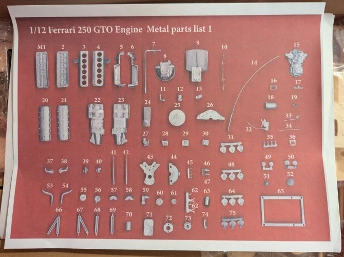 MFH 1/12 Ferrari 250 GTO 1964, #25 - Image 4 of 4