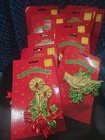 ~Set 16 VINTAGE Hard Plastic Kitschy Christmas 3" - 5" Metallic -Look Ornies — photo 2