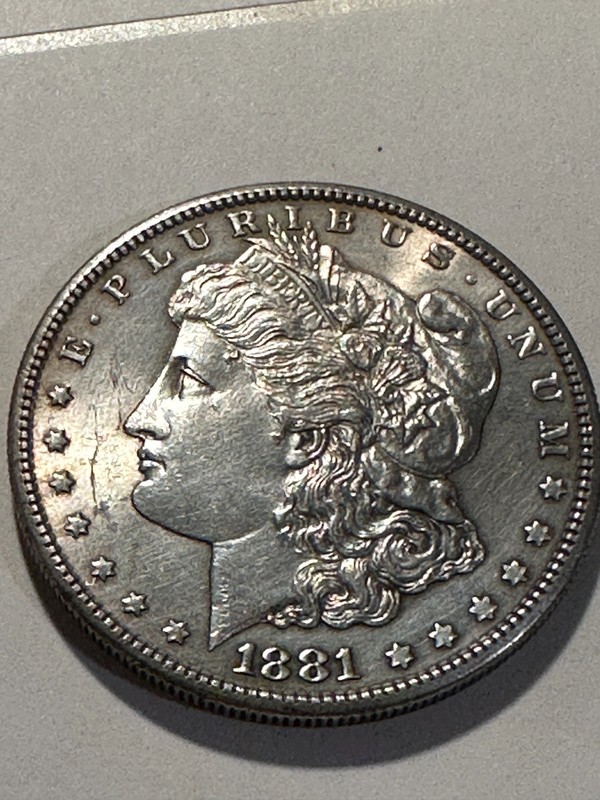 1881 S Morgan Silver Dollar US Coin    N695