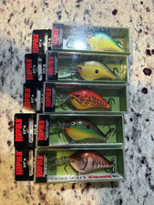 RAPALA DT 06's--5 DIFFERENT COLORED FISHING LURES