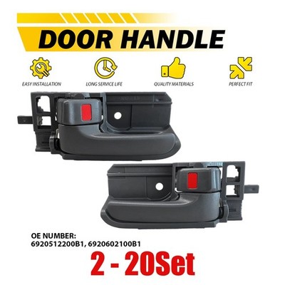option 1999年セット オプション 2-20X Door Handles Inside Gray Driver&Passenger Side For Toyota
