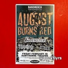 AUGUST BURNS RED 2012 Concert Promo 11x17 Street Poster. Portland Oregon — photo 3