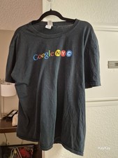 Vintage Google NYC Promo T-Shirt Tech Web Internet Yahoo Size XL GREAT CONDITION