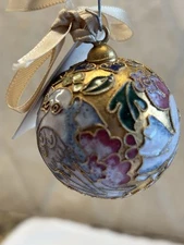 NWT Victorian Enameling Cloisenne’ Dove Ornament Nyco International 