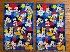 2 Sheets Sandylion Disney Stickers Mickey Mouse  Friends RARE