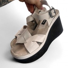 Y2K Candies Leather Strap Foam Chunky Platform Sandals