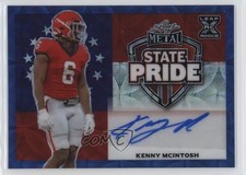 2023 Leaf Metal State Pride Blue Kaleidoscope 2/4 Kenny McIntosh Auto 1h7f