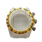 39MM Watch Case Sapphire Glass Case for Quartz VK63 Movement Cases Wearable8008