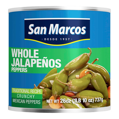 Whole Jalapeno Peppers, 26 Ounce