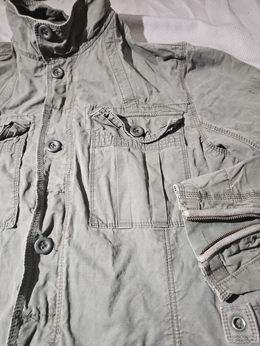 Giacca Gap Uomo XL Verde Militare Soprannaturale Dean Winchester Comandante Cappotto - Foto 4 di 23