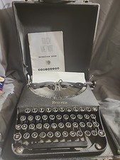 Vintage 1939 Remington Rem-ette Portable Typewriter W/case & Book Excellant thumbnail
