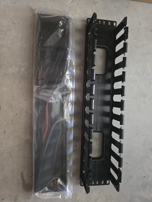 Panduit WMPFSE 1U Horizontal Cable Manager – Black, 12 Ports, Cat 5e, Free Delivery