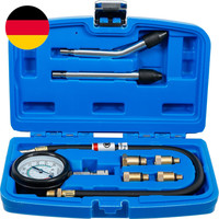 BGS 9669 | Kompressionstester-Satz FüR Benzinmotoren | 0-20 Bar | Manometer