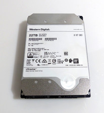 WD Ultrastar 22TB HDD WUH722222ALE6L4 DC HC570 3,5" SATA Festplatte  100% #12B