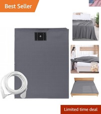 27x52in Grounding Flat Sheet - Luxurious Cotton  Silver Fiber for Stress Relief