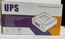 UPS Battery Backup Surge Protector, 600VA Backup Battery Power Supply, BE600M1