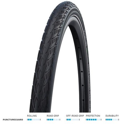 Schwalbe Delta Cruiser Plus Drahtreifen // 40-635 (28x1 1/2') Schwarz 40-635 (28