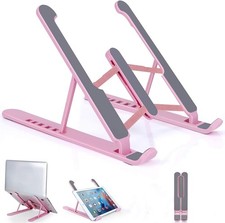 pidien Portable Laptop Stand, Adjustable Laptop Holder Riser Computer Stand for