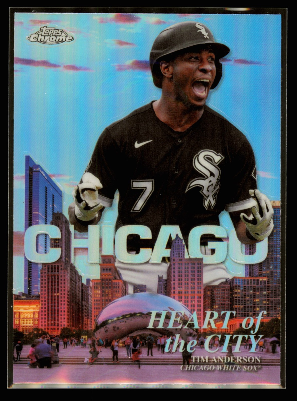 2022 Topps Chrome Tim Anderson Heart of the City #HOC-9