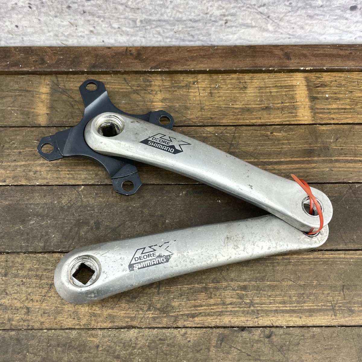 Vintage Shimano Deore LX FC-M570 Crankset 175mm 104 BCD 4-Bolt