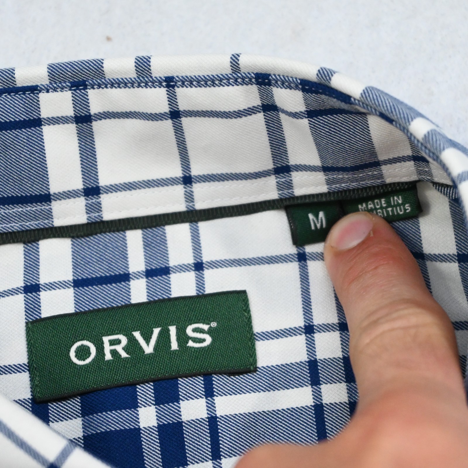 Orvis Wrinkle Free Stretch Button Up Dress Shirt … - image 8