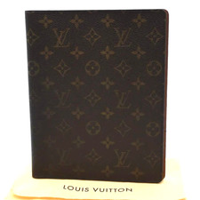 NEW Authentic Louis Vuitton Monogram Agenda Bureau Cover R20100 w/Gift Box JAPAN
