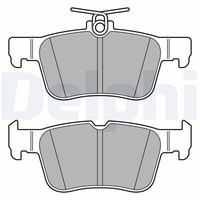 Delphi LP3590 Bremsbelagsatz, Scheibe Feststellbremse FüR Ford, Ford (Changan)