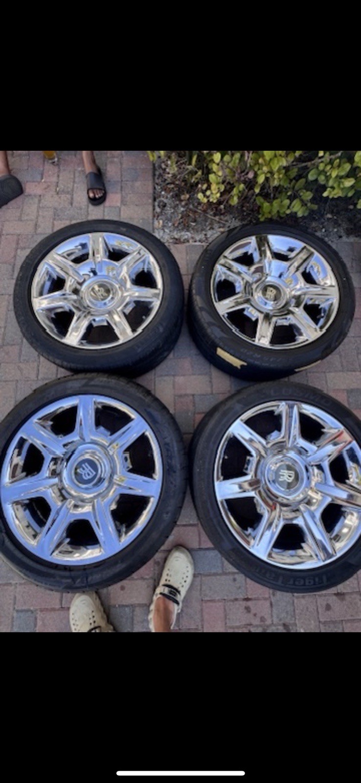 4- Rolls Royce OEM, 2018 Ghost, 21 Inch With A 5x120 Lug Pattern