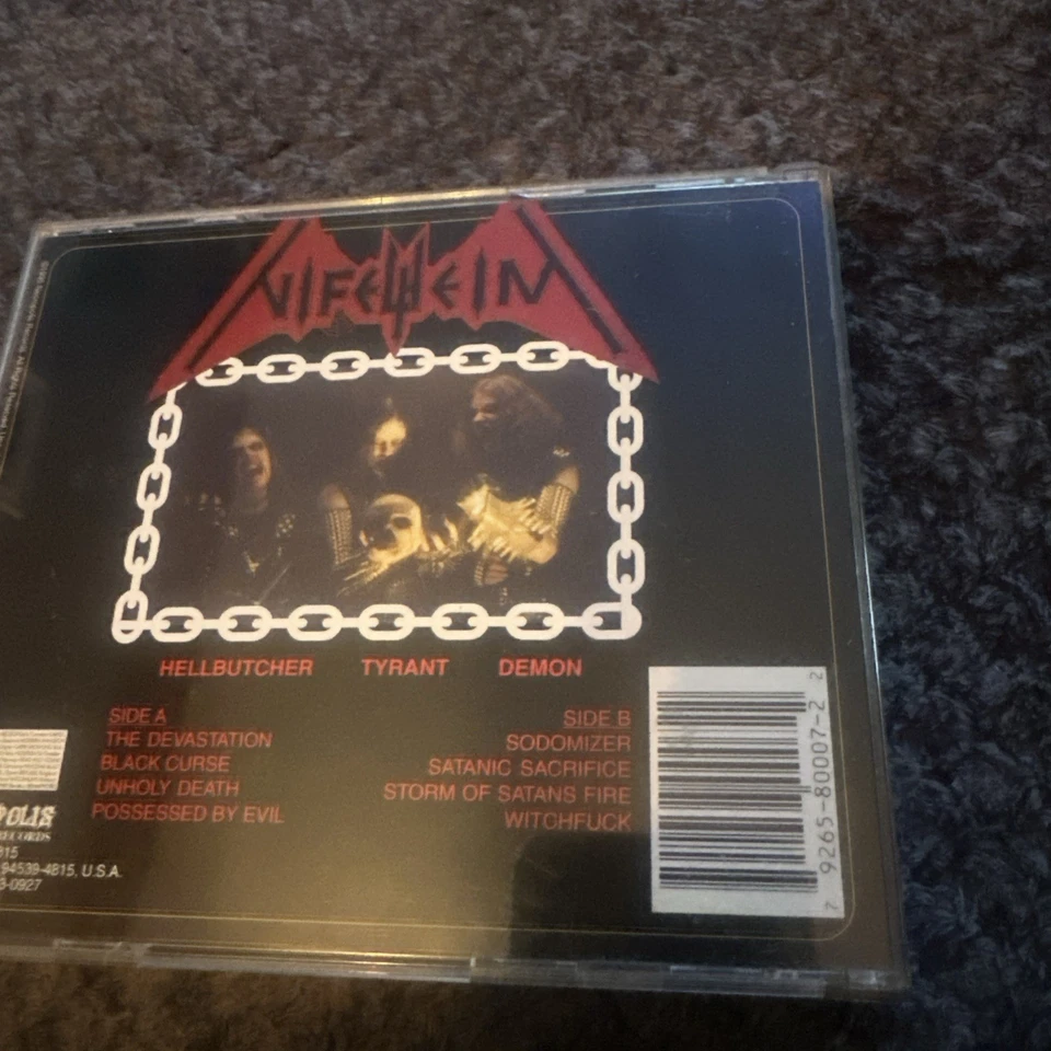Nifelheim - Nifelheim CD - OG 1995 US Release RARE Necropolis NR 007 Black Metal Foto 4 de 4