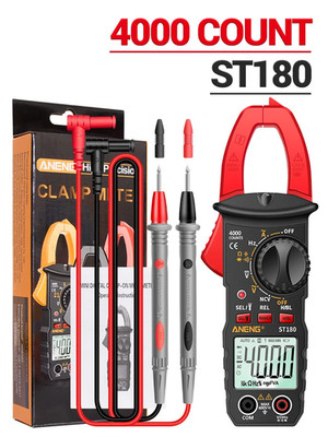 ST180 AC Current Clamp Meter Digital 4000 Counts Multimeter Ammeter Voltage Test